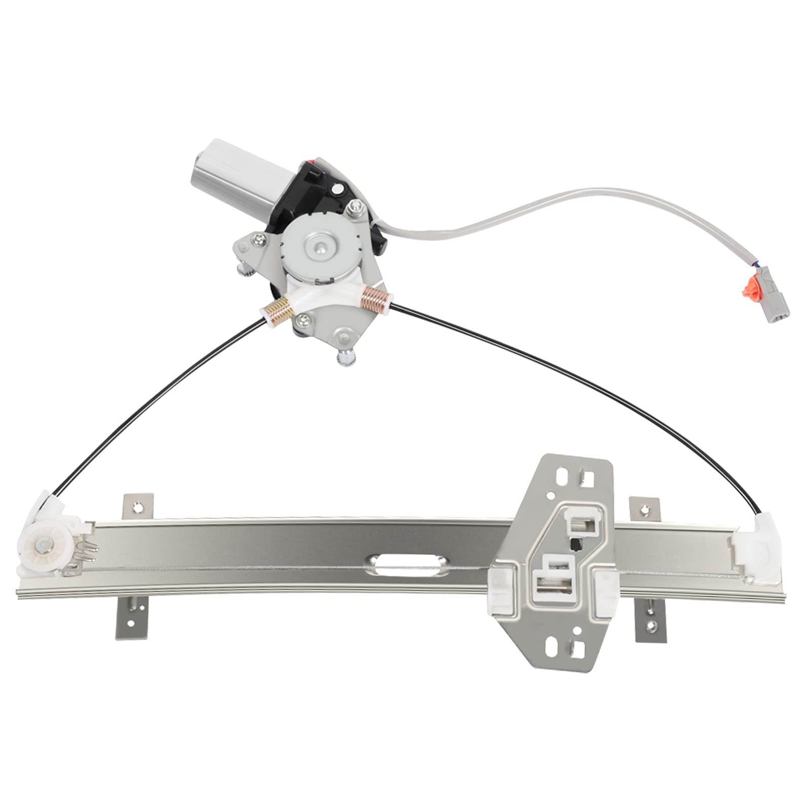 FINDAUTO front view of rear right regulator assembly showing fit and reliability