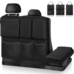 FINPAC front-facing trunk organizer installed showing neat cargo organization
