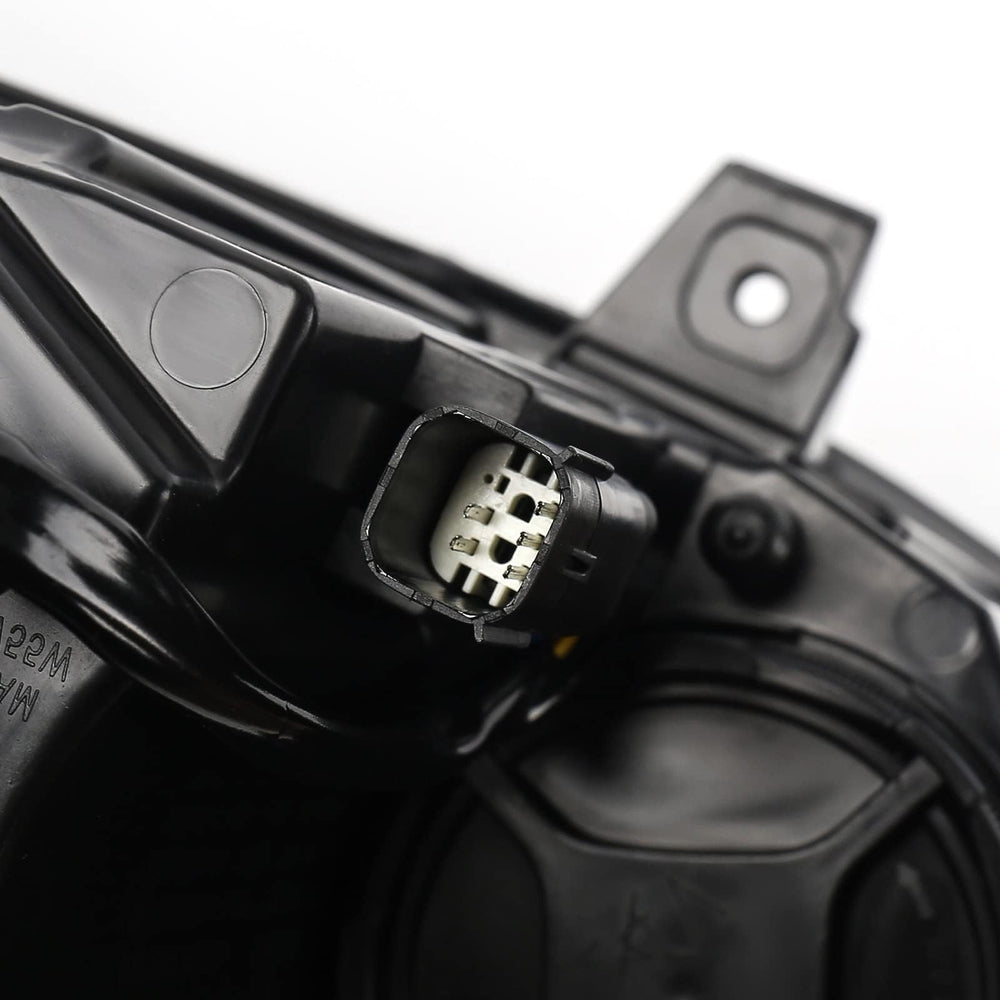 FIONE headlamp illuminating a night road illustrating improved visibility