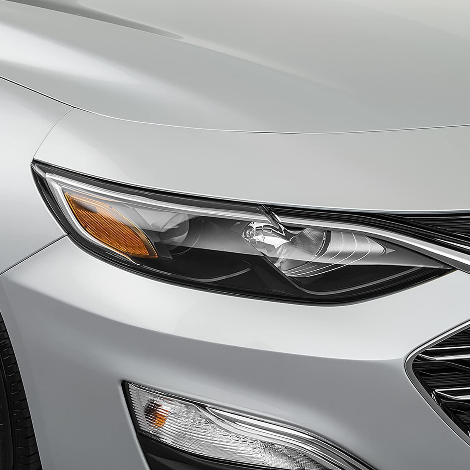 FIONE headlight installed on Malibu passenger side demonstrating correct fit