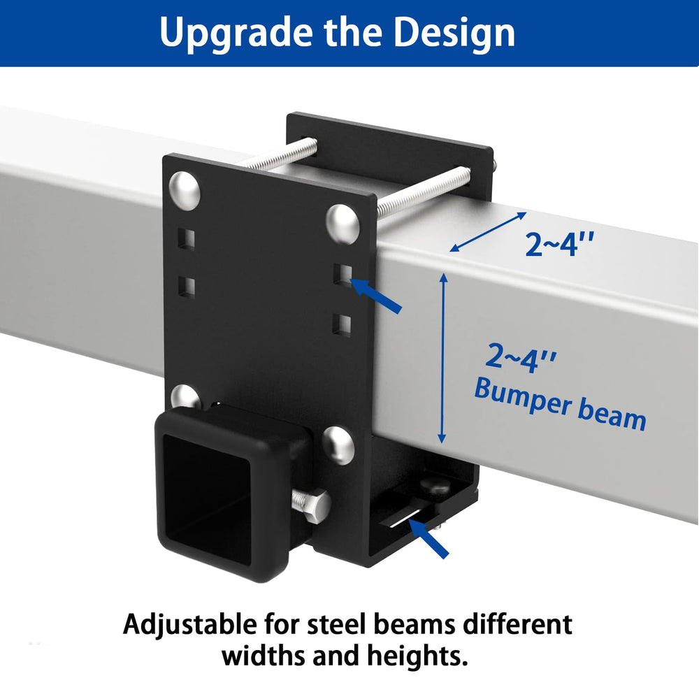 Fioracl close-up of adjustable clamping mechanism highlighting easy beam-locking advantage
