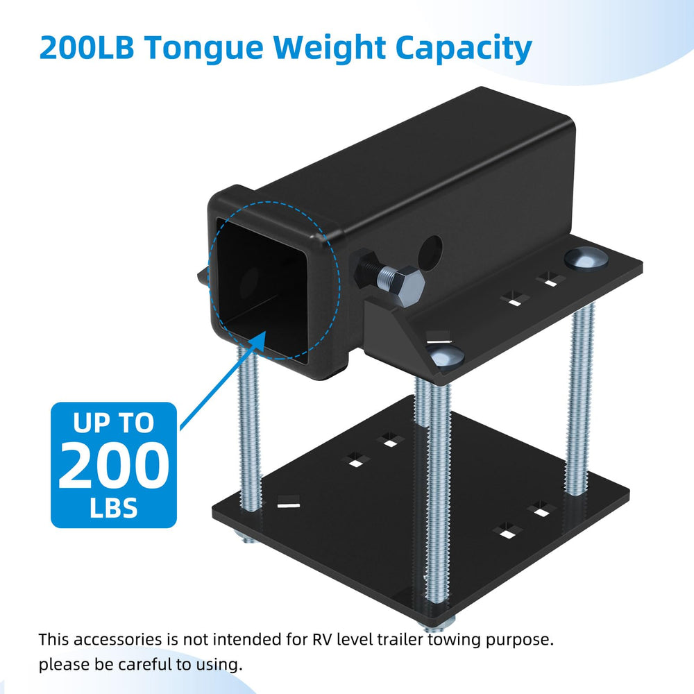Fioracl mounted on RV beam side profile demonstrating secure clamp and stability