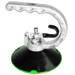 FIRSTINFO front view showing compact dent puller and label, clear product benefit
