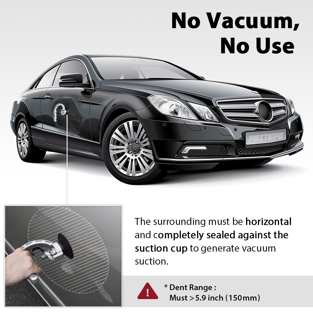 FIRSTINFO suction cup attached to windscreen for slight-curve lifting