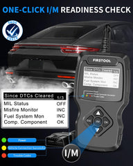 FIRSTOOL V390 displaying live engine data for immediate troubleshooting