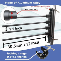 Fistihon aluminum arm detail highlighting strength and corrosion resistance