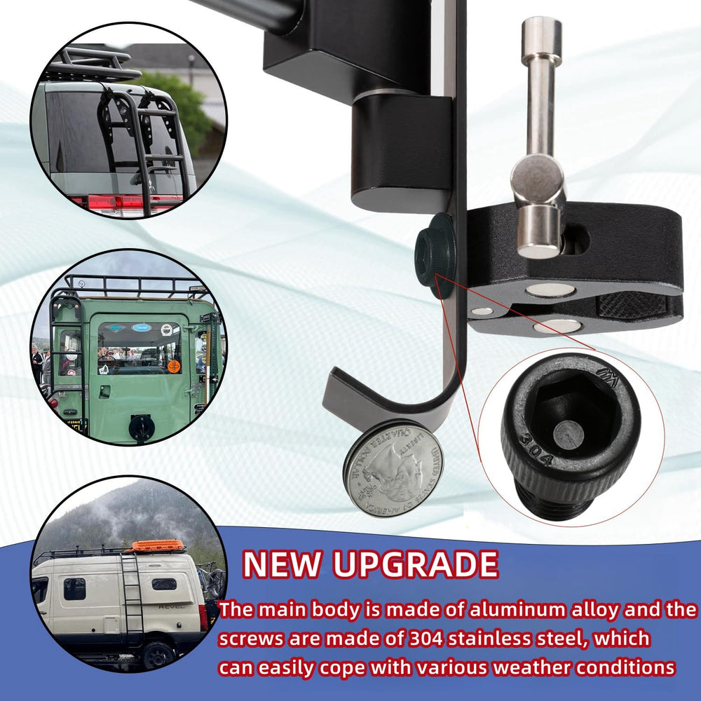 Fistihon close-up of 304 stainless-steel hardware for rust resistance