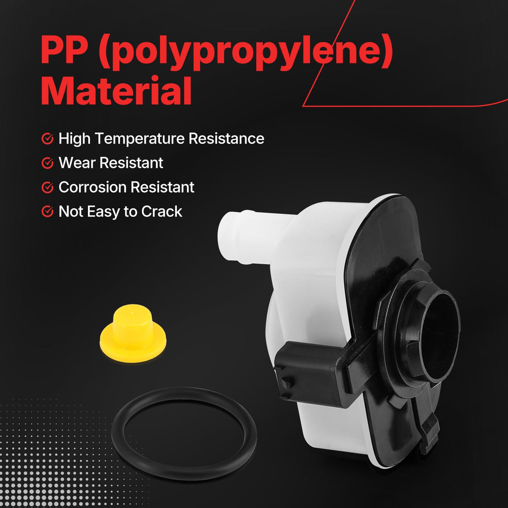 Fit4drive EVAP pump housing close-up showing durable plastic construction