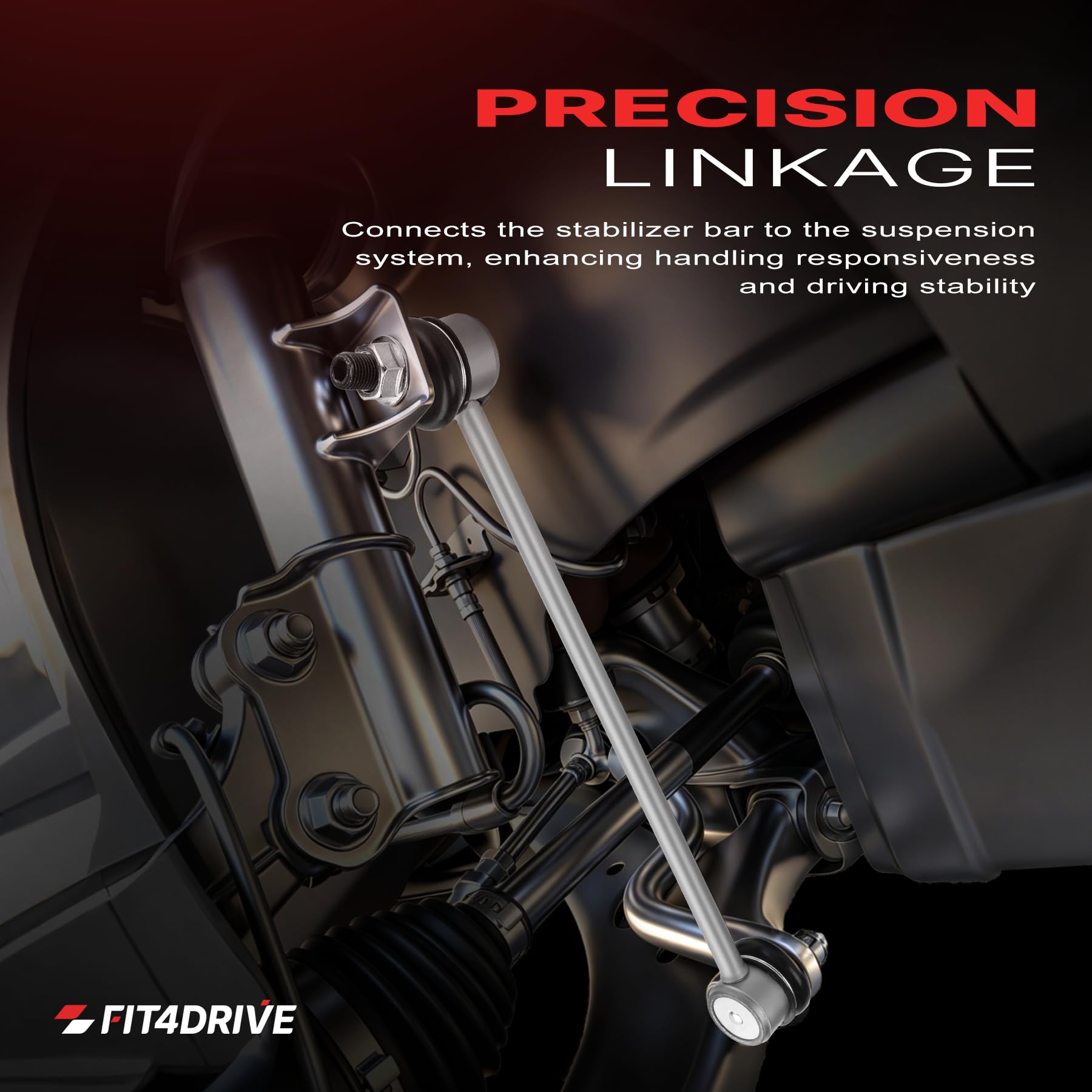 Fit4drive threaded end detail demonstrating secure mount and long-lasting fitment