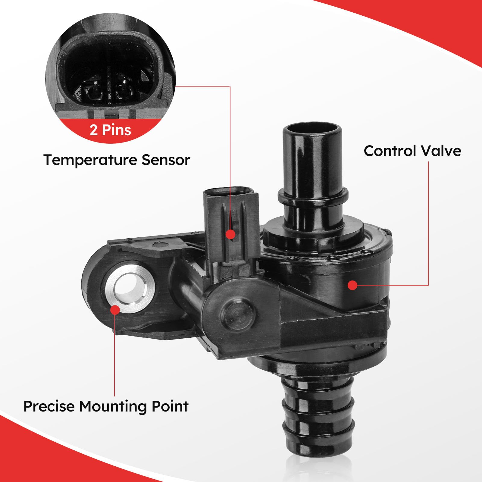 Fit4drive valve next to ruler for scale showing compact size and accurate fit dimensions