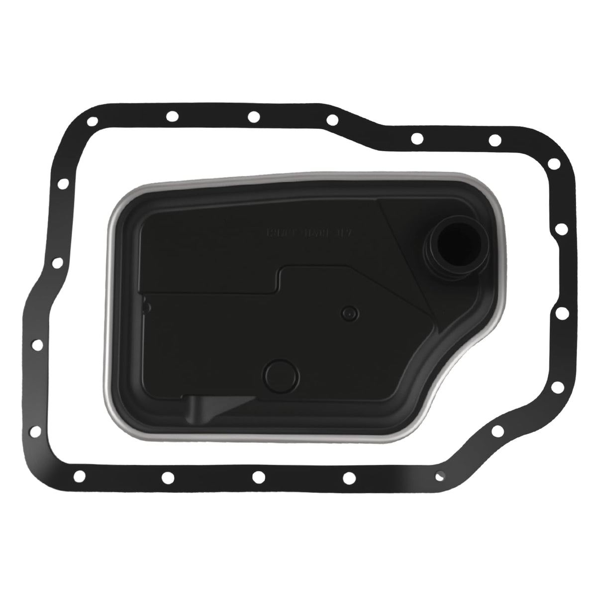 Fitede front view of filter kit showing components and fit clarity