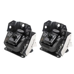 Fitede front view of both engine mounts showing fit and complete kit benefit