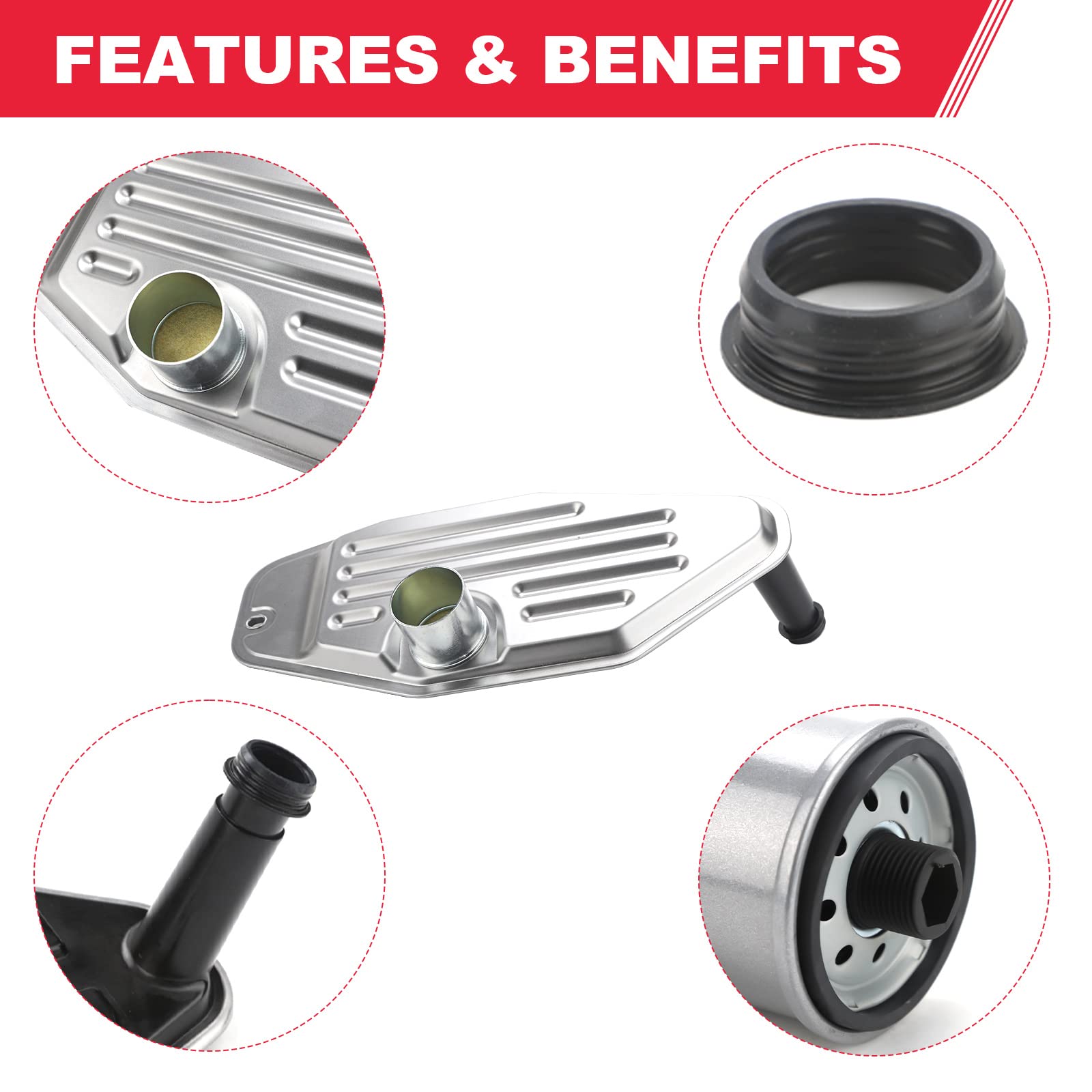 Fitede gasket closeup showing precise fit and leak-prevention benefit