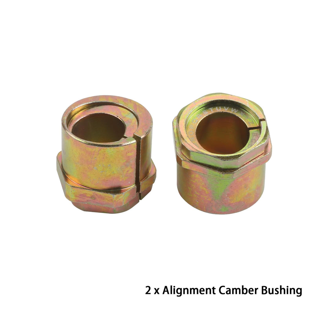 Fitede bushing installed in vehicle in shop for improved steering stability