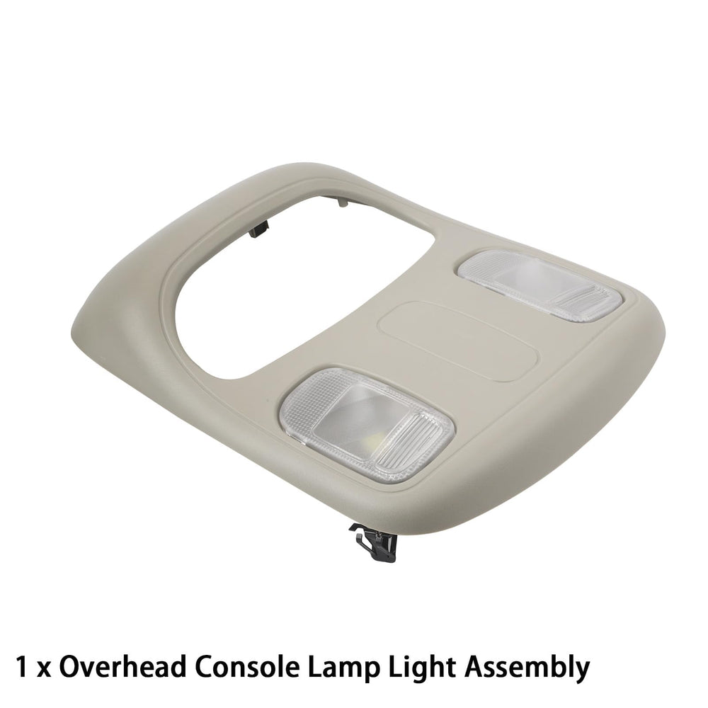 Fitede lit interior in truck showcasing bright map light convenience