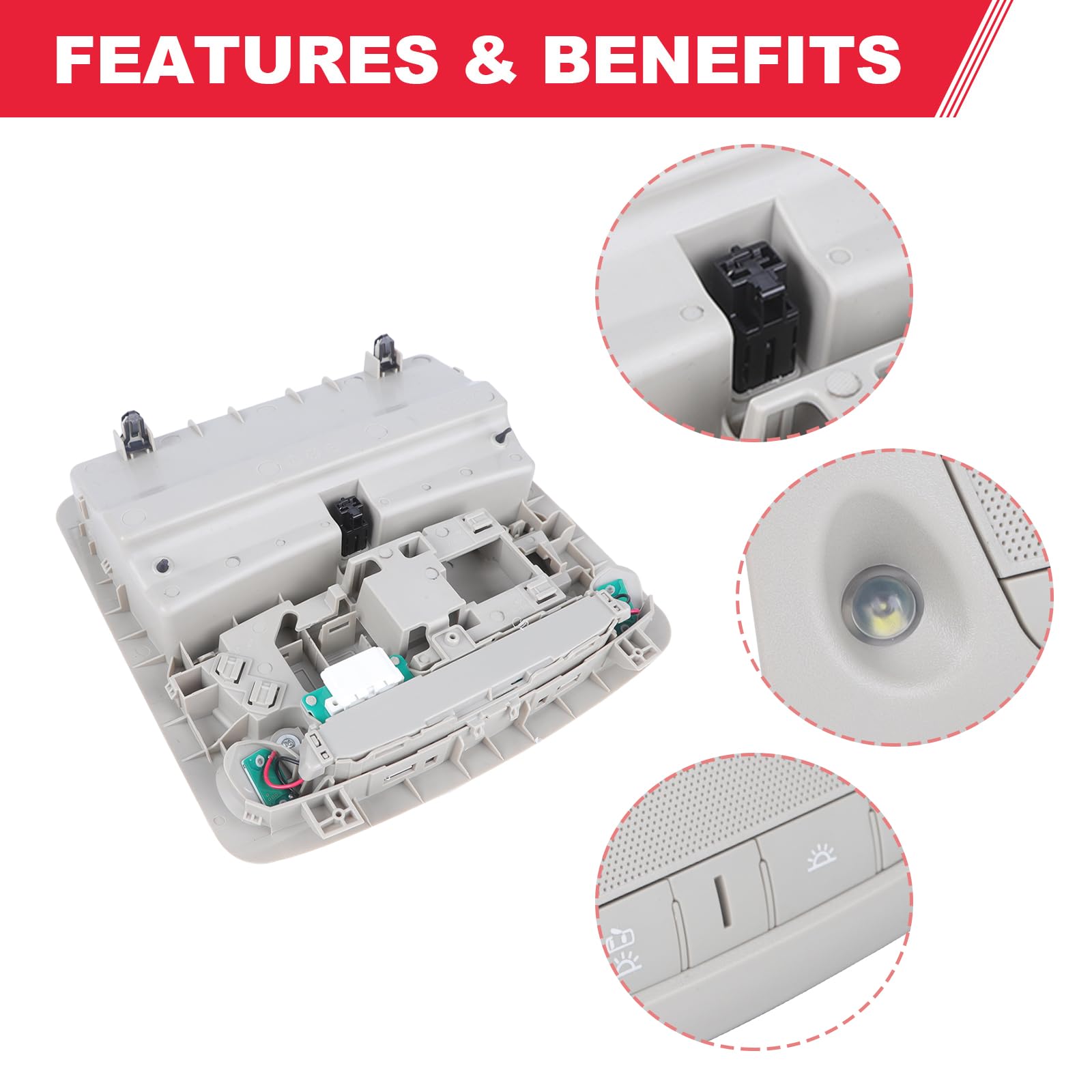 Fitede material and texture detail highlighting durable construction benefit