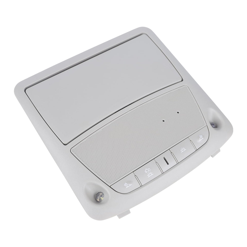 Fitede front view of overhead console lamp showing fit and finish benefit