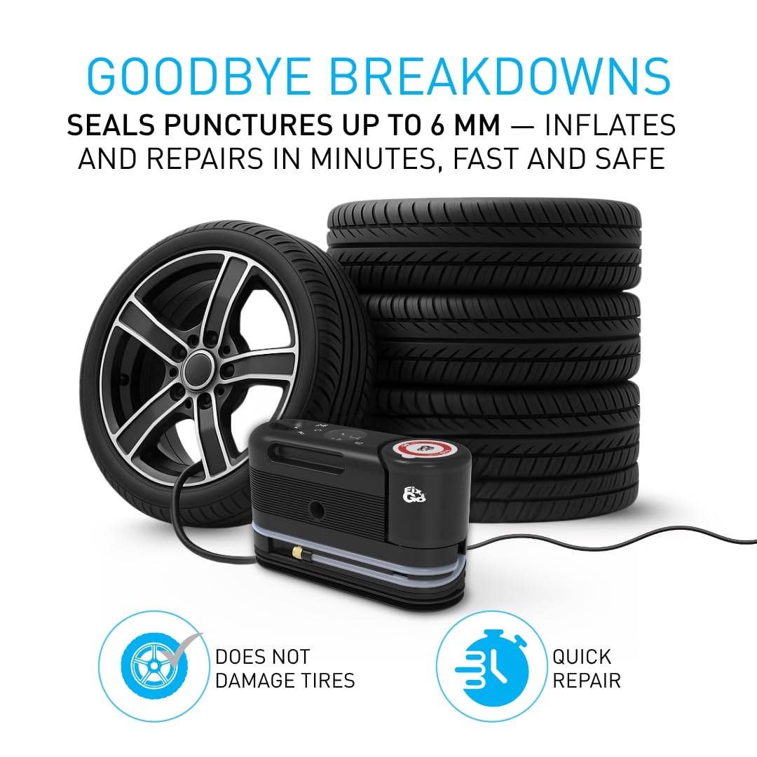 Fix & Go in use roadside with technician attaching hose for fast repair