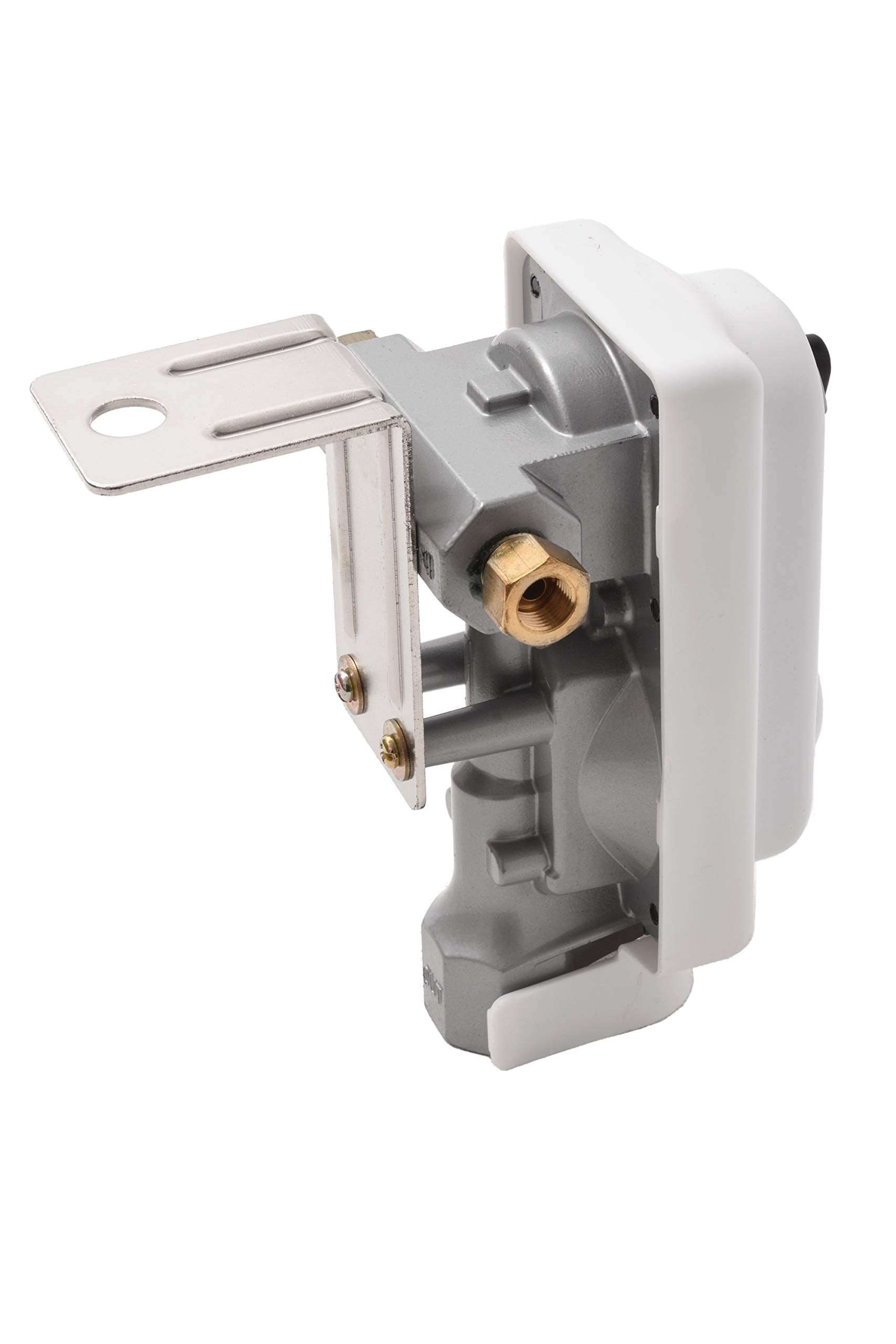 Flame King outlet thread detail showing 3/8" NPT female port for secure hookup