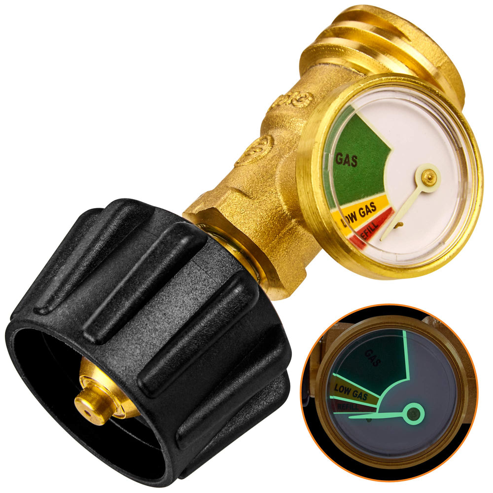 Flame King solid brass body close-up for durable outdoor use