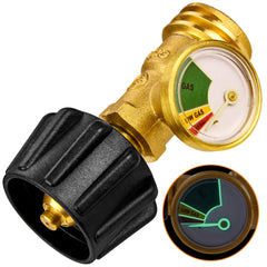 Flame King solid brass body close-up for durable outdoor use