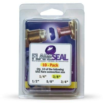 Technician installing FlareSeal on mini-split line showing fast service benefit
