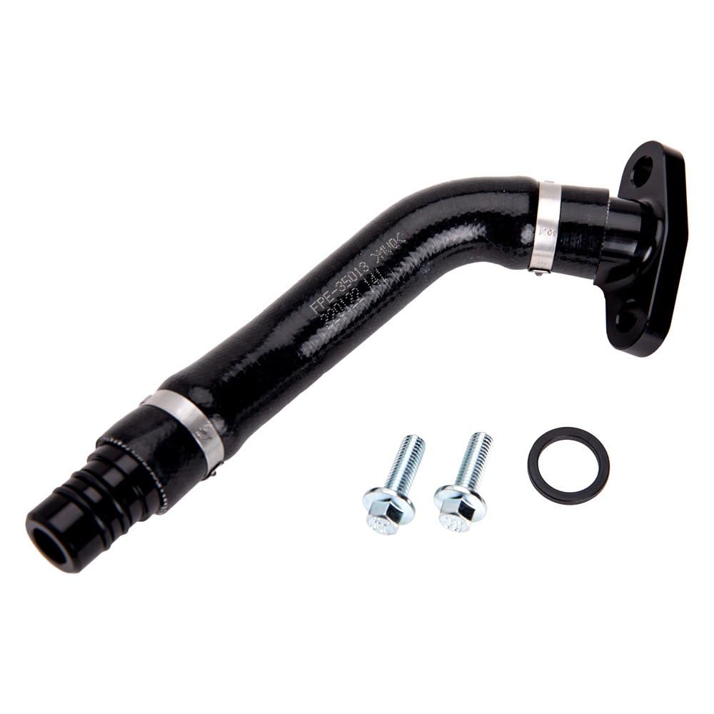 Fleece Performance front view of kit packaging showing complete drain kit and model fitment benefits