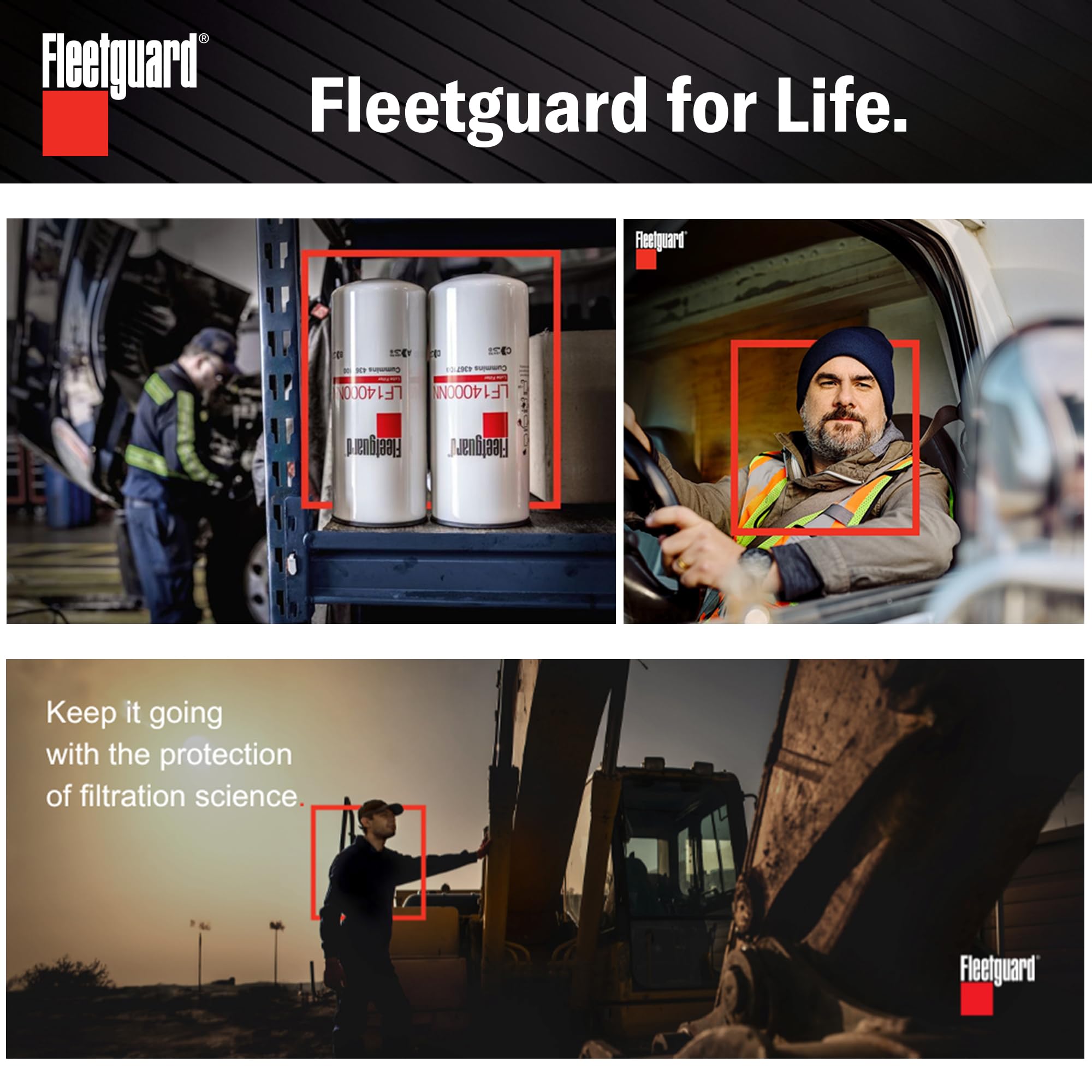 Fleetguard FF5776 during truck maintenance highlighting easy replacement benefit