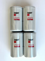 Fleetguard LF3970 front view showing label and reliable filtration