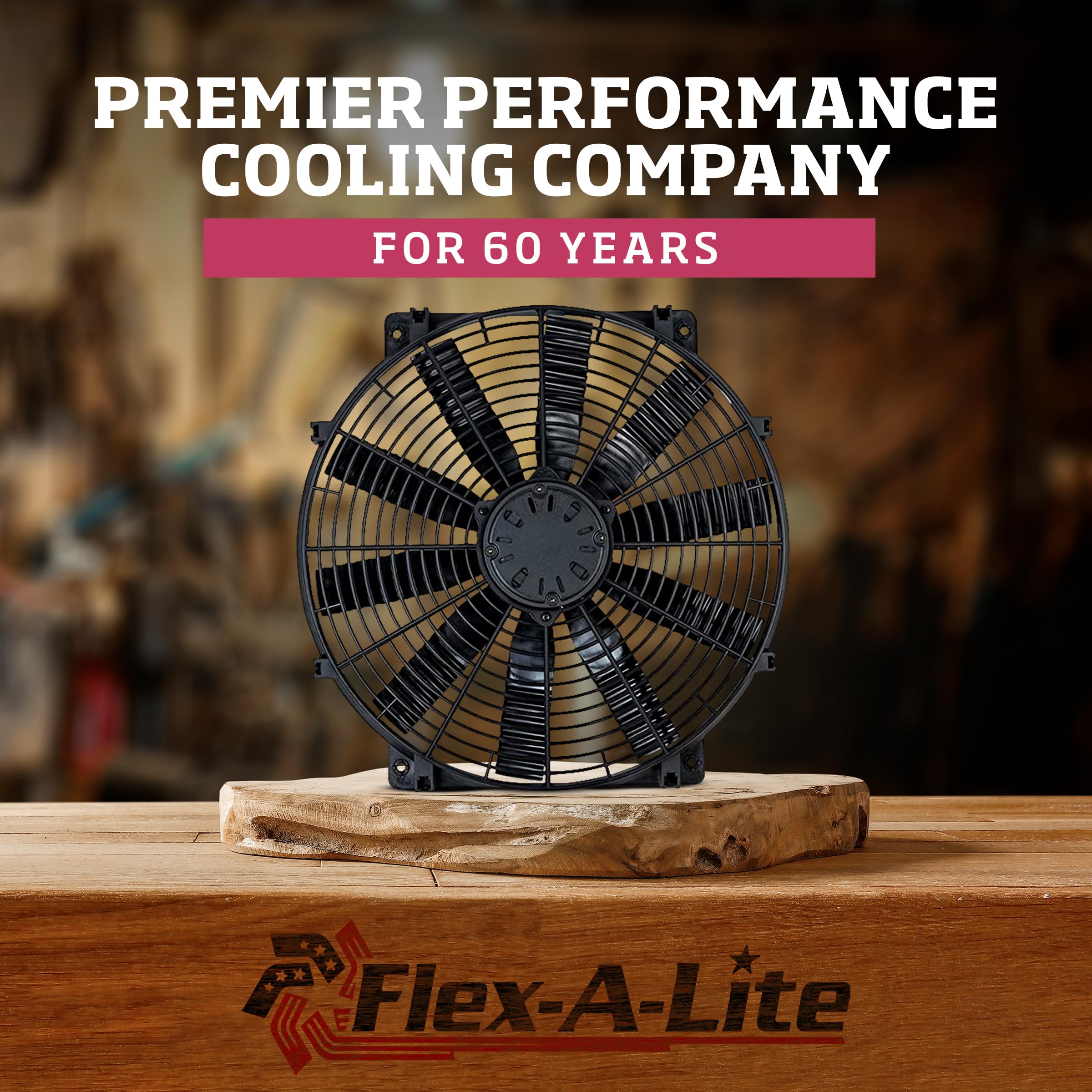 Flex-A-Lite thread-in temperature probe close-up illustrating secure coolant sensing and accurate control