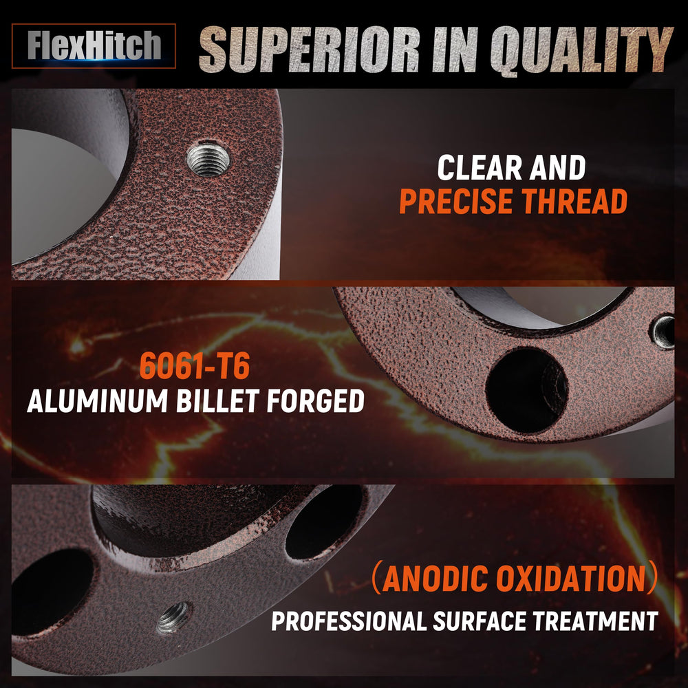 FlexHitch hardware kit with Class 12.9 bolts for reliable fastener strength