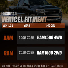 FlexHitch rear coil spacer detail highlighting strength and consistent lift