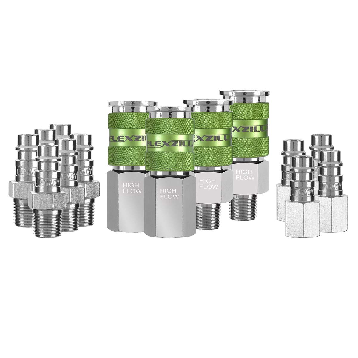 Flexzilla front packaging showing kit and improved flow benefits