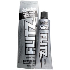FLITZ front tube showing product and size, emphasizes easy handling
