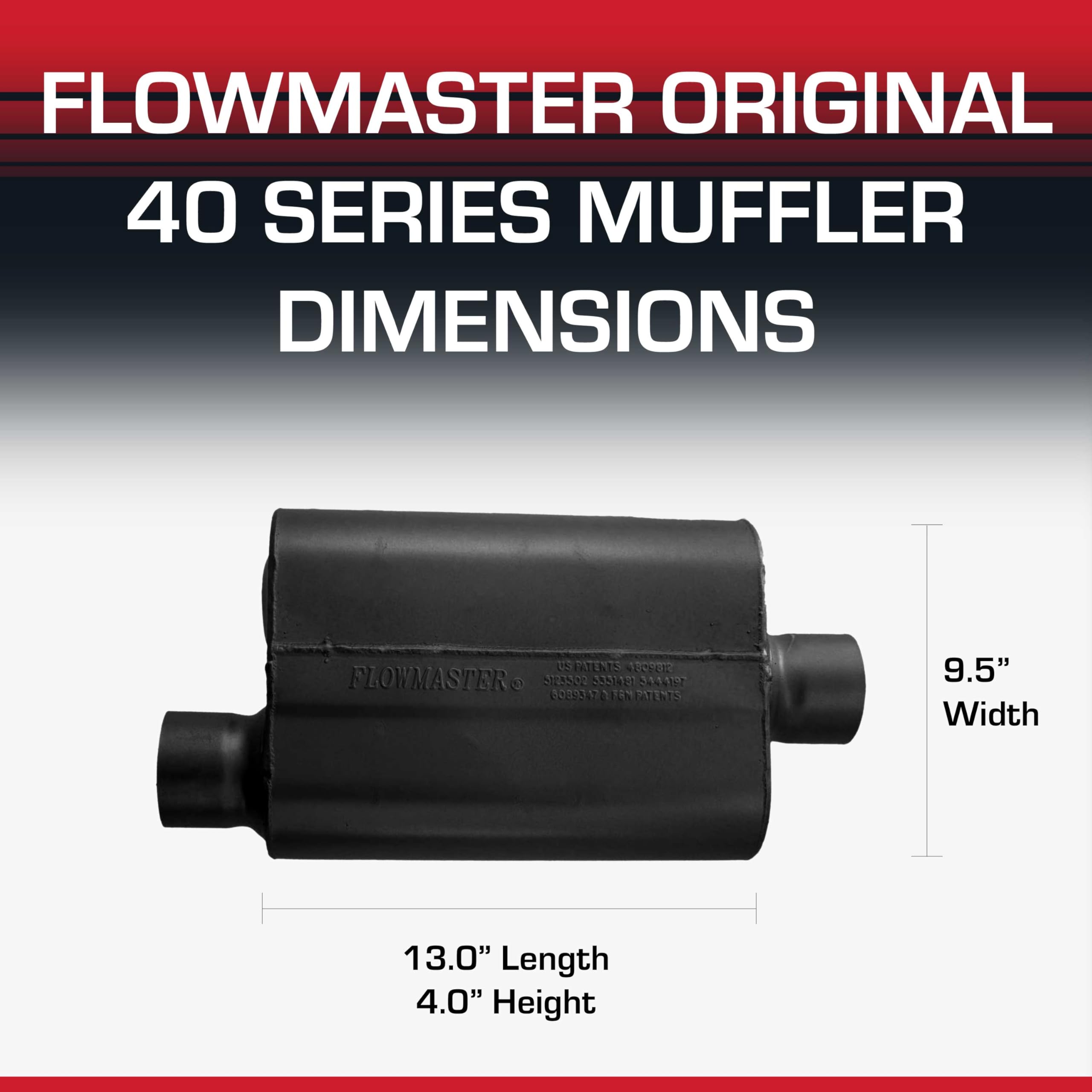 Flowmaster aluminized steel surface texture showing material quality and longevity