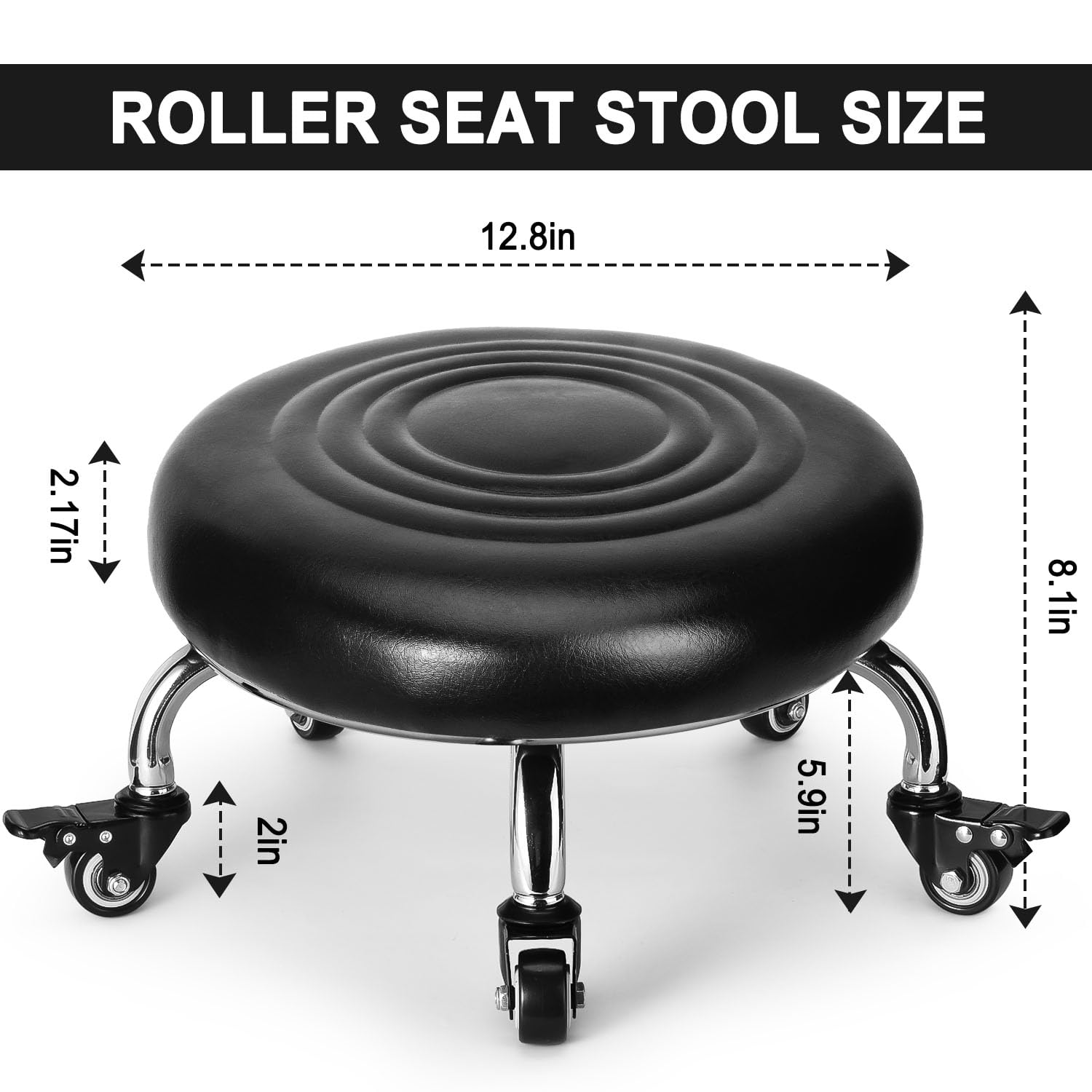 FLOLXNB brake wheels engaged showing stability and anti-slip benefit