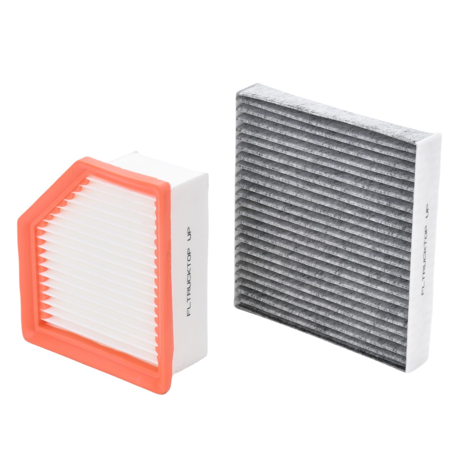 FLTRUCKTOP cabin filter surface detail demonstrating particle capture