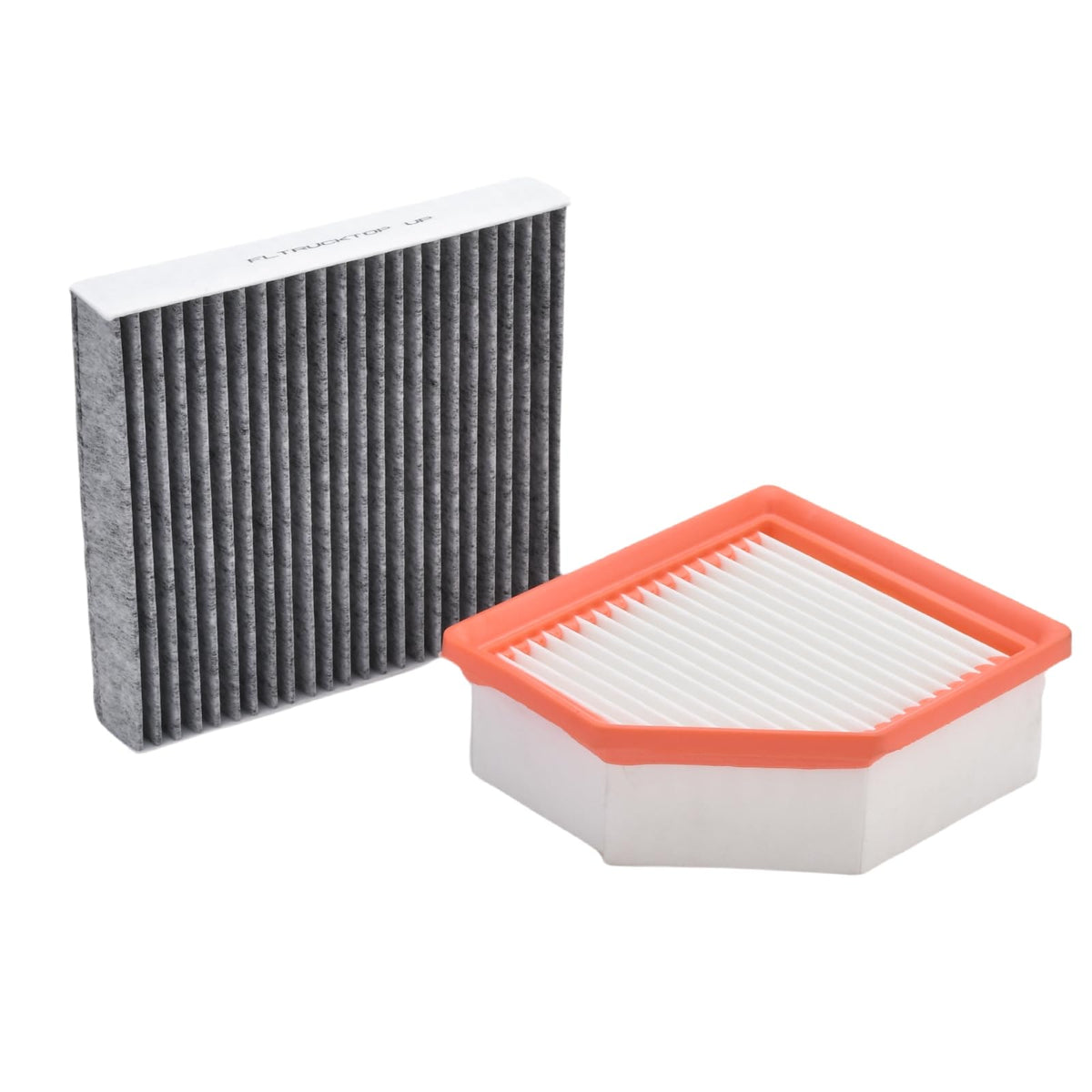 FLTRUCKTOP engine filter front view showing correct fit and protection