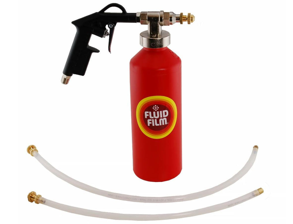 Fluid Film kit front view showing components and easy setup benefit