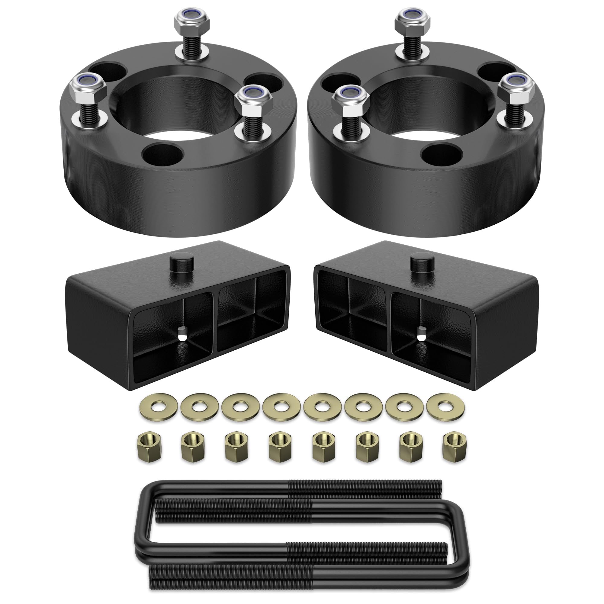 FLYCLE front spacer assembly showing fitment and improved clearance