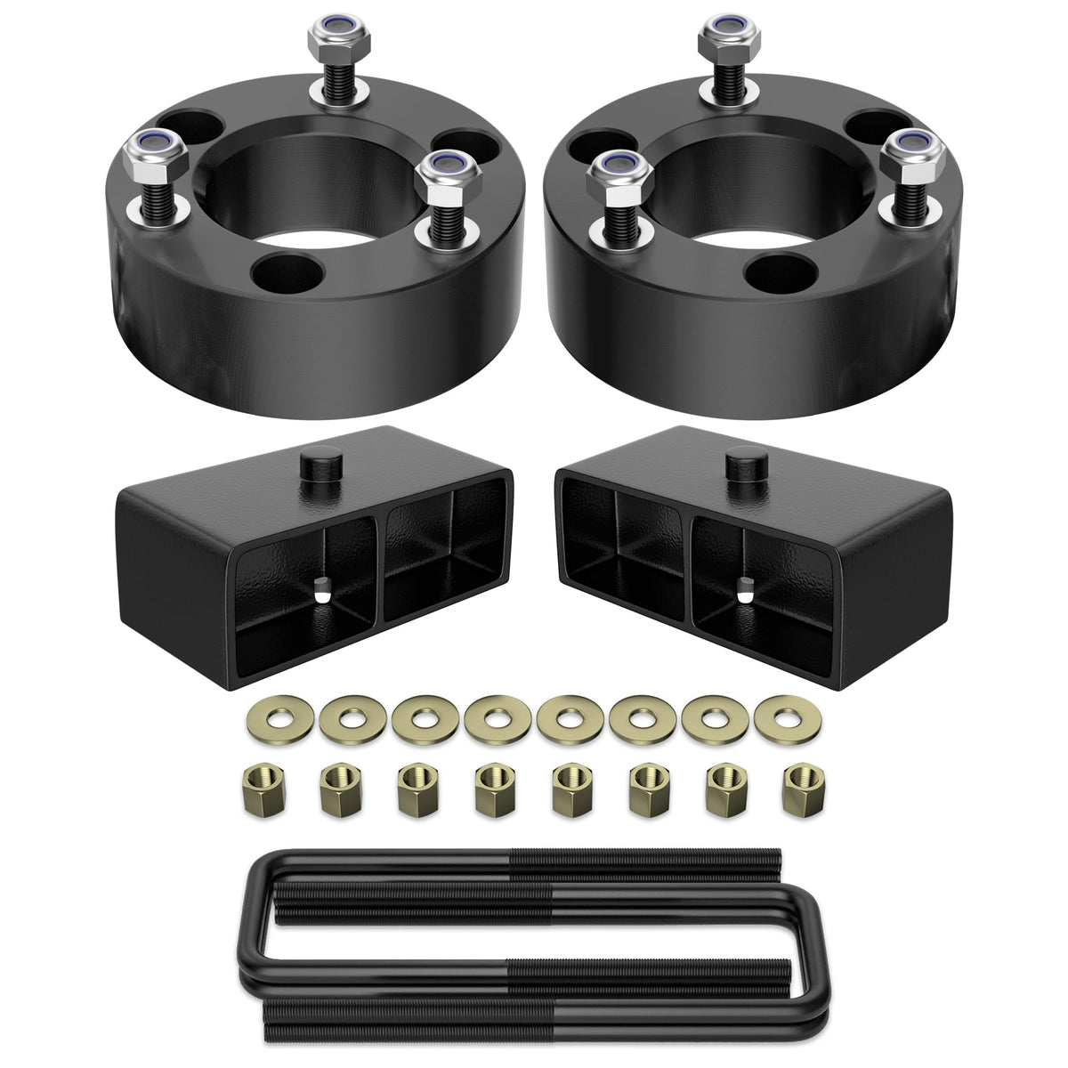 FLYCLE front spacer assembly showing fitment and improved clearance