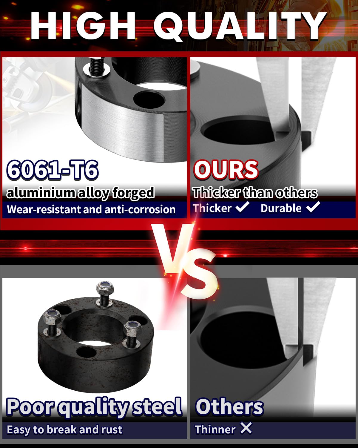 FLYCLE side profile lift comparison demonstrating 3 inch clearance benefit