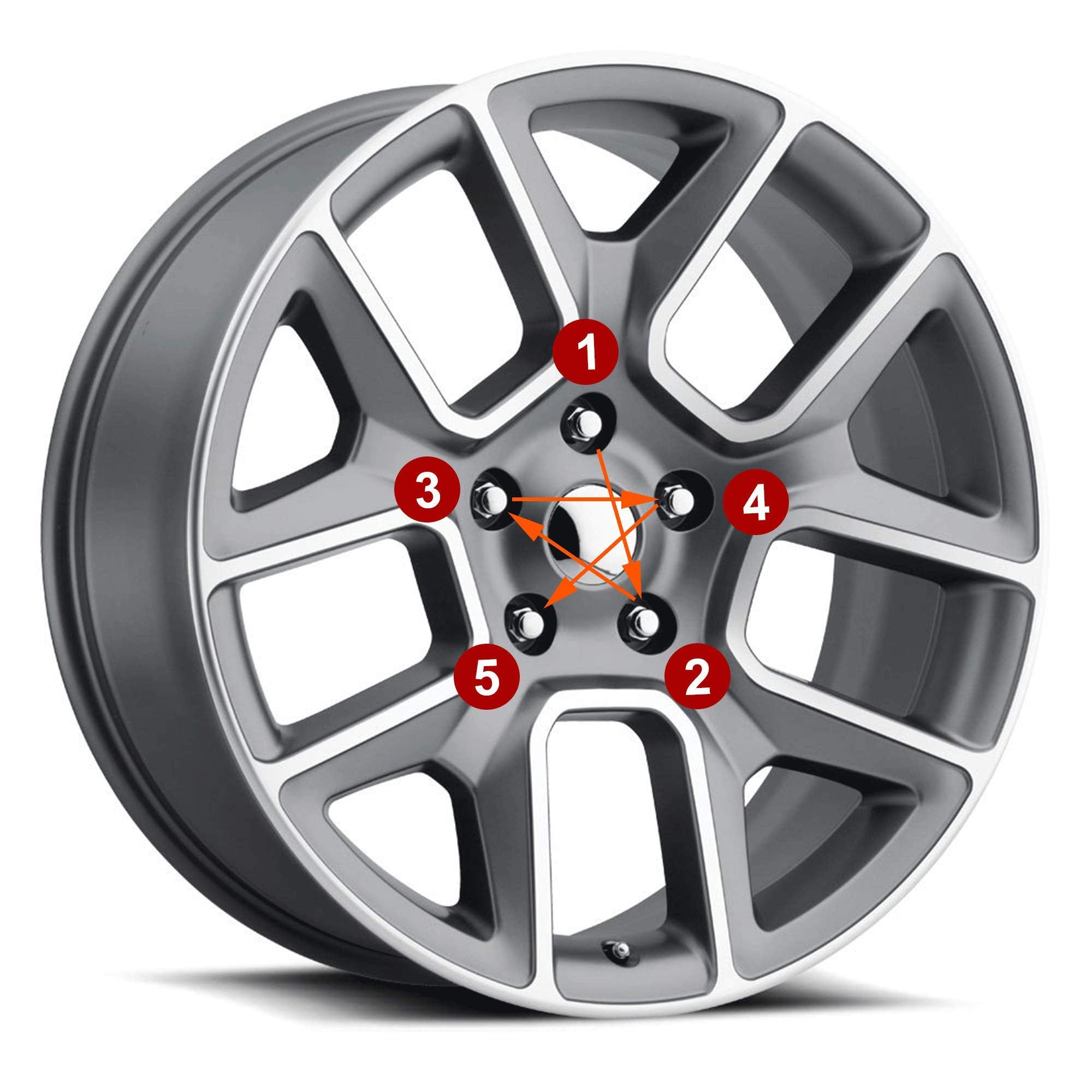 FLYCLE lug nut next to ruler showing size scale and easy verification of fit