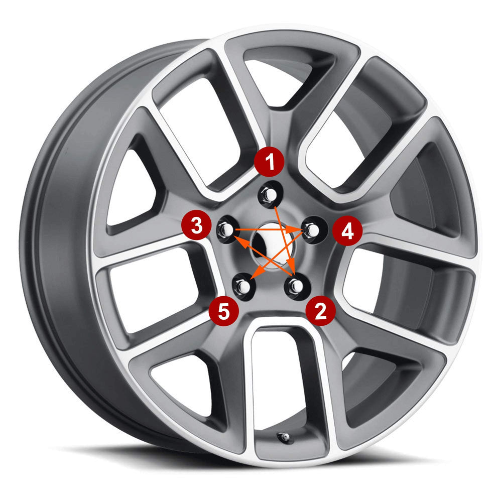 FLYCLE lug nut next to ruler showing size scale and easy verification of fit