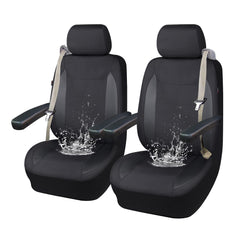 Flying Banner packaging showing front pair protecting seats and easy storage