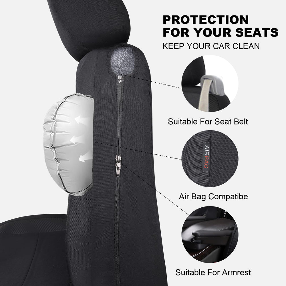 Flying Banner installed covers inside car showing neat fit and everyday use benefit