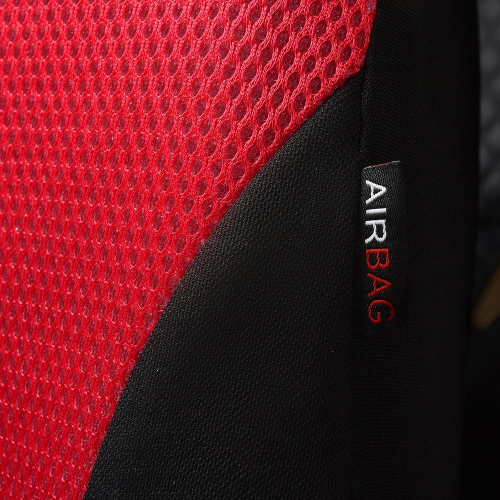 Flying Banner closeup mesh texture for breathability and comfort