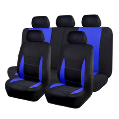 Flying Banner front seat covers installed showing clean protection