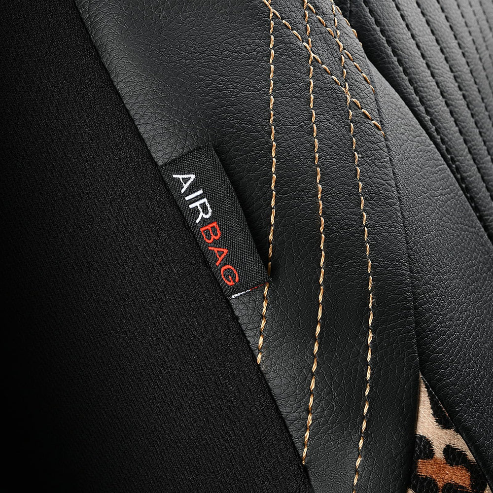 Flying Banner headrest and stitch detail highlighting durable construction