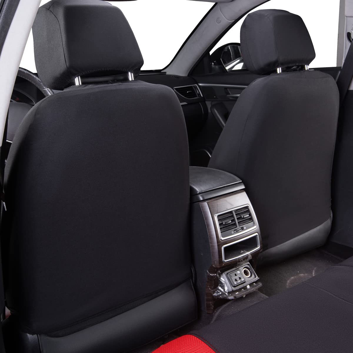 Flying Banner installed rear bench split demonstrating flexible cargo access